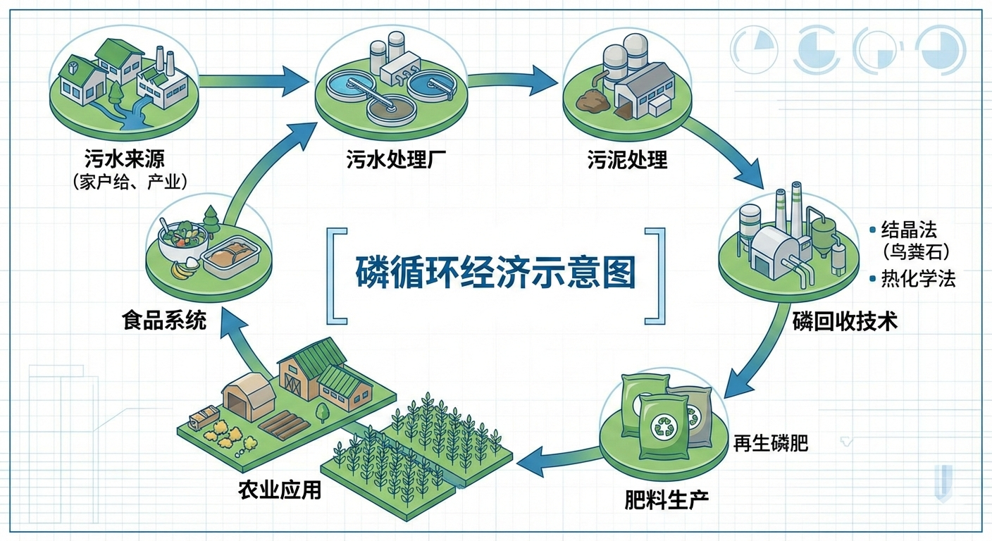 磷循环经济示意图